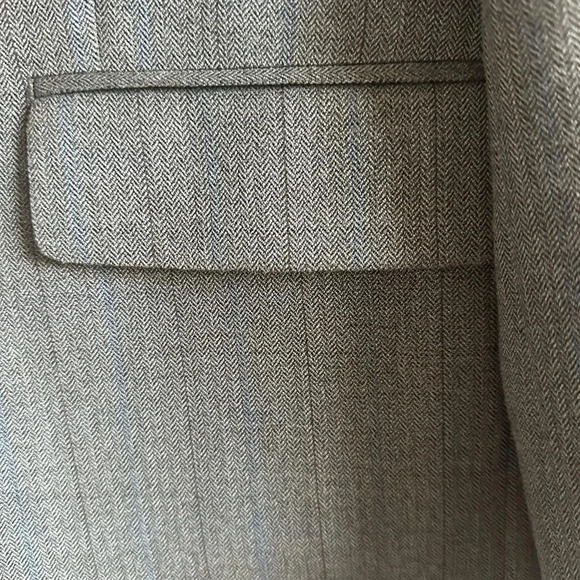 RALPH Ralph Lauren men’s sports coat. Silk & wool blend.  Gray, size 44R - Picture 7 of 12